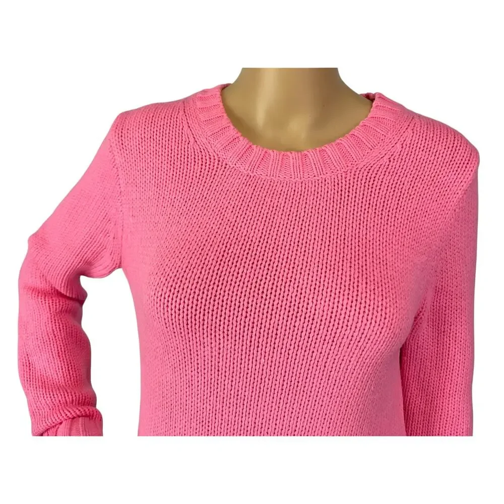 J. Crew Marnie Wool Blend Sweater Bubblegum Pink F9633 Size S